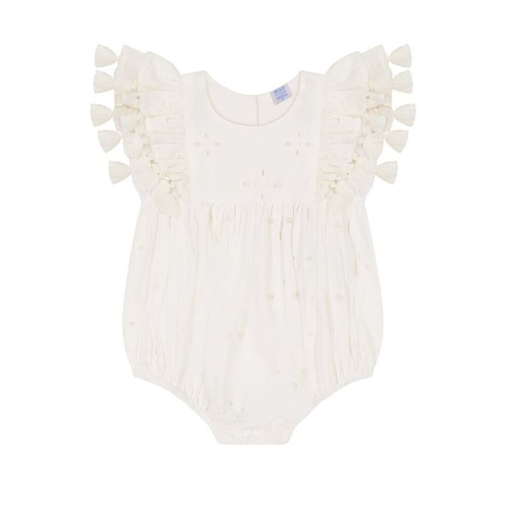 Mer St. Barth Anna Romper, White